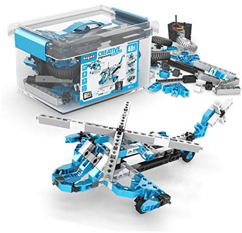 Engino- Kreatives Ingenieurwissenschaftliches STEM Spielzeug, 40 motorisierte Modelle, Lernspielzeug für Kinder 8+, Konstruktionsspielzeug für Erfinder, Geschenk für Jungen & Mädchen