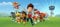 AG Design FTDN H 5391 Papier peint non tissé pour chambre d'enfant Motif Paw Patrol 202 x 90 cm Multicolore