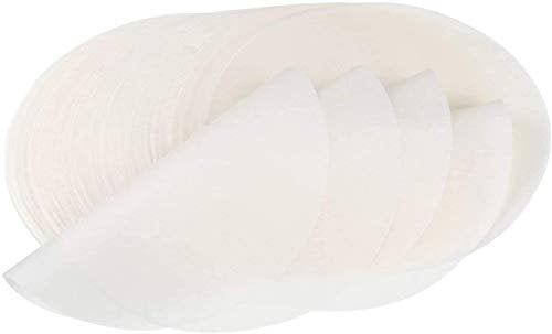 Selecto Bake 100 pezzi. Teglie rotonde da forno, 15 cm (6 pollici) antiaderenti per tortiere, fogli di carta da forno, carta da forno a vapore, fogli di carta oleata