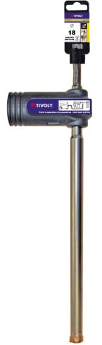 Foret BETON SDS PLUS Carbure D18 x 370 mm Foret Béton Zéro Poussières Aspiration 100% poussières TIVOLY