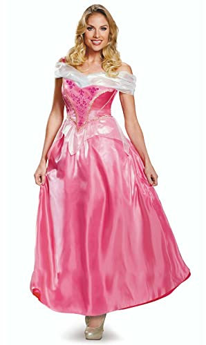 Disney Officiel Costume Belle au Bois Dormant Adulte, Déguisement Princesse Adulte taille M