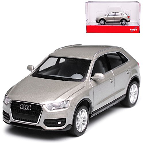 A*U*D*I Q3 8U SUV Cuvee Silber Grau Ab 2011 H0 1/87 Herpa Modell Auto