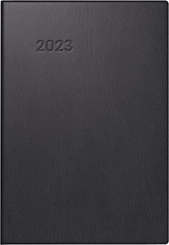 BRUNNEN Wochenkalender Modell 723 2023 Blattgröße 7,6 x 11,2 cm schwarz
