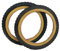 Pair Of 14 x 1 3/8 (44-288) Hard To Find Gum Wall New Bike Tyres Chopper Era