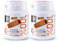 DC24 DAILY CARE Gomme da masticare senza zucchero, senza aspartame, allo xilitolo, alla cannella naturale, senza glutine, vegane, 60 pezzi, confezione da 2