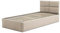 Polsterbett Monos 90x200 mit Bettkasten! Einzelbett mit Lattenrost! Best Stauraumbett! (Trinity 02)