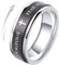8 mm schwarzer Edelstahlring, drehbarer Ring, Hochzeitsring, Spinner, inspirierend, christlich, Jesus, Bibel, Kreuz, Angst, Finger, Stressabbau, Schmuck, bequeme Passform, hypoallergen, Geschenke für