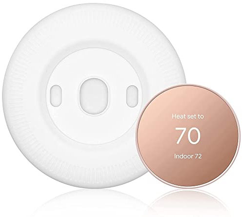 Josenidny Pour 2020 Nest Support Thermostat Revêtement Revêtement Silicone Couvercle Thermostat Plaque ()