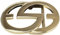 BELTINGER Gürtelschließe Emil 4,0 cm | Buckle Wechselschließe Gürtelschnalle 40mm Massiv | Druckknopf-Gürtel bis 4cm | Gold Glänzend