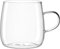 LEONARDO Tè per Te Teetasse - Großer Teebecher aus dickwandigem Borosilikatglas - Hergestellt in Handarbeit - Inhalt 570 ml - Spülmaschinenfest, mikrowellengeeignet - 1 Teeglas transparent