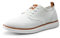 Bruno Marc Zapatos de Cordones Transpirables Zapatios de Vestir Oxfords Clásico Formales Derby para Hombre Verano con Plantilla Acolchada Comoda,Size 41,Blanco,SBOX2406M
