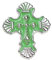 Anstecknadel mit Kreuz-Anstecknadel, Emaille, einzigartige Metalllegierung, Geschenk, langlebig und langlebig, Metall