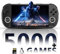 Trimui Smart Pro Retro Handheld, 4.96 Inch IPS Screen Open Source Linux, Retro Gameboy unterstützung WiFi Multiplayer online schlachten, eingebaute 128G-Karte, Schwarz