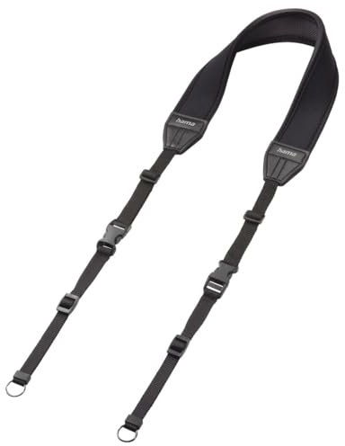 Hama 2in1 130 Neoprene Straight Camera Strap Black
