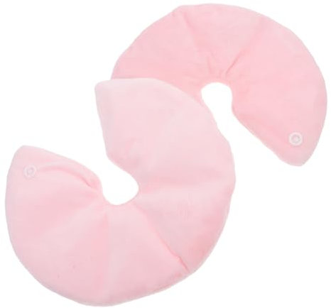 CALLARON 1 Paar Packungen Therapiepads Brust-therapie-pad Kühlkissen Für Die Brust Stillende Eispads Stilleinlagen Brust Wärmekissen Rosa Gel