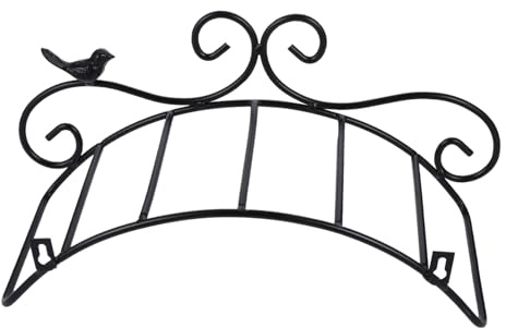 DECOMELODY Wandmontierter Gartenschlauchhalter Aus Eisen Robust Und Kältebeständig Schwarz Platzsparendes Schlauchaufbewahrungsgestell Für Innen Und Außen