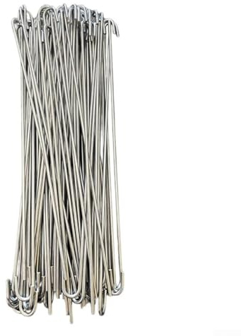 11 Gauge Aluminum Fence Ties 100 Pack for Durable Chain Link Mesh Securing on For Garden Fences, Dog Kennels, and Agricultural Fencing (10 inch)
