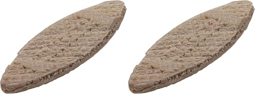 wolfcraft 50 Verbindungsplättchen Größe 20 I 2923000 I Zum Herstellen von Flachdübelverbindungen (Packung mit 2)
