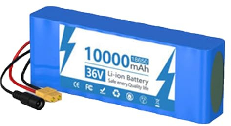 36V 10AH 10S2P Lithium-Ionen-Akku Für Elektrofahrräder Wasserdichter PVC-Akku Mit Integrierter Schutzplatine E-Bike Langlebiger Lithium-Ionen-Akku