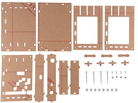 Transparent Acrylic DIY Case Shell Housing with Extension Buttons and Switches for DSO138 Digital Oscilloscope Kit