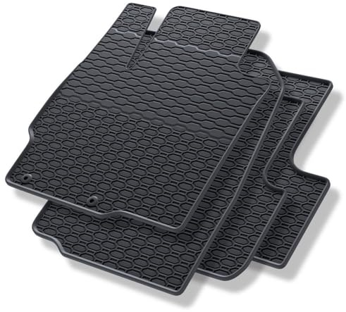 Mossa Gummifußmatten passend für Mitsubishi ASX SUV 2010-2021 4 STK schwarz