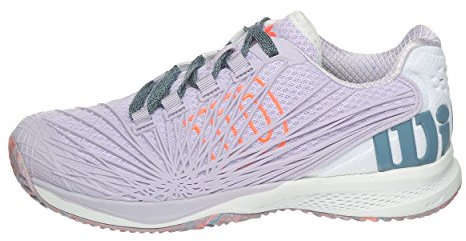 Wilson Kaos 2.0 W, Scarpe da Tennis Donna, Viola (Pastel Lilac/White/Fiery Coral 000), 37 EU