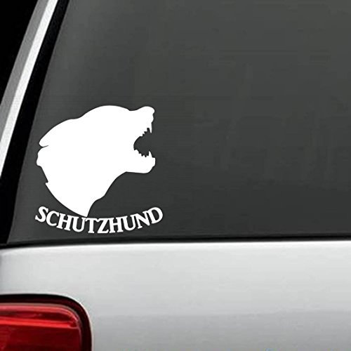 wandaufkleber 3d schlafzimmer Schutzhund German Shepherd Dog Decal Sticker Die Cut Decal Sticker For Windows, Cars, Trucks, Laptops, Etc