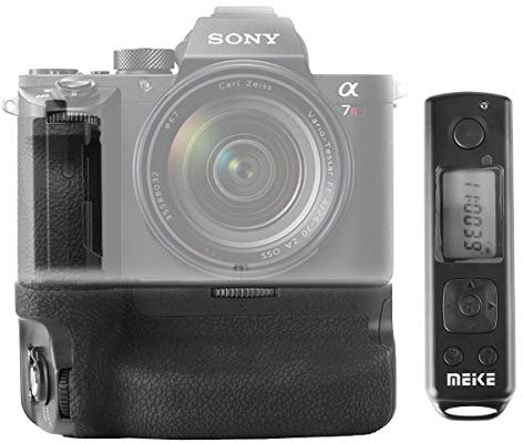 Meike MK-A7R IV Pro Professional Muti-Power Hand Vertical Battery Grip for Sony A7R4 A9II A7SIII with LCD Screen Display Remote Control