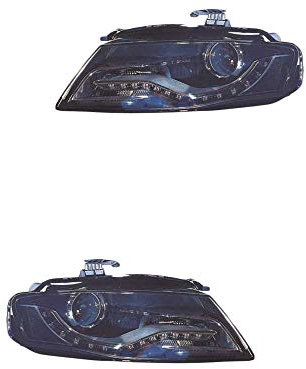 Set di fari anteriori sinistro e destro Bi-Xenon D3S scuro per modello A4 Avant 8K5 B8 8K2