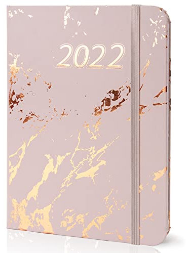 Kalender 2022,Wochenkalender, Wochenplaner,Terminkalender mit Monatsübersichten, Rechnungstrackern, Notizseiten,Gesäßtasche,fester Einband -17 x 12,5 cm