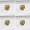 Melody Maison Gold Tiger Head Drawer Knob