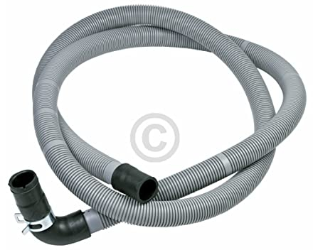Manguera de desagüe compatible con Samsung DC97-14291B en ángulo/recto, 22/22 mm de diámetro, 1,8 m para lavadora