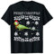 Vogel Frohe Weihnachten Ornament Rose Ring Sittich Ugly Xmas T-Shirt