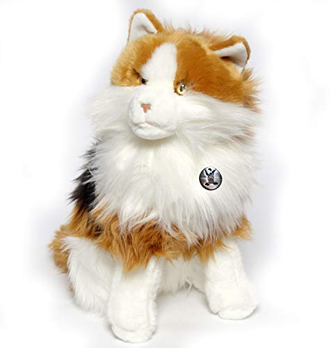 Katze Kuscheltier Glückskatze Maine Coon Perser sitzend 31 cm * Tycoon