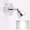 LHTCZZB Simple Creative Led Lampe De Chambre D'hôtel Chambre Chambre À Coucher Liseuse Lampe De Lecture Spot Projecteur Mural en Finition Chrome (Color : Silver)