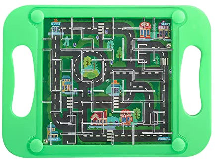 Puzzle-Spiel Balance Board - Perlen Labyrinth für Kinder und Erwachsene, Rolling Ball Brettspiel Spielzeug