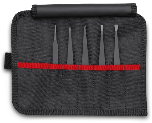 KNIPEX Kunststoffpinzetten-Set ESD 5-teilig, 92 00 05 ESD