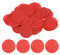 sourcing map 100 Stück Runde Bastelfilz 40mm, Filzkreise Handwerk Filz Pads Vliesstoff Filzkissen für Nähen, DIY Projekt, Bastelarbeiten, Handwerk, Decoration (Rot)