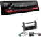 JVC KD-X182DB 1-DIN Autoradio DAB+ USB Digital Receiver inkl. Antenne mit Einbauset passend für Mercedes-Benz Vito Viano 2006-2014 schwarz