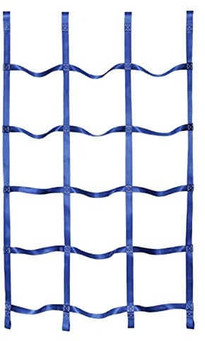 Kids Climbing Net | Climbing Cargo Net,71''x43'' Net With Hooks, Treehouse Jungle Gyms Climbing Rope Net, Slackline