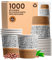 1000 Bicchierini in Carta da caffè 65ml WriteOnCUP Bicchieri Ecologici Biodegradabili Monouso Piccoli Asporto Bevande Calde