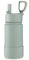 One Green Bottle – Borraccia Epic, in acciaio inox, a tenuta stagna, isolata, tappo sportivo con cannuccia, base in silicone, bumper – salvia – BOTL
