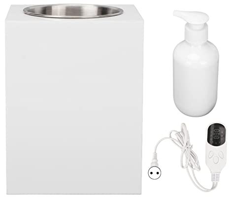 Massage Ölwärmergerät, Massage Ölflaschen Erwärmer Heizgerät für Massageöl, Lotion Creme Warmer für Spa Hot Massage Einzelflasche, Automatisch Temperaturregelung