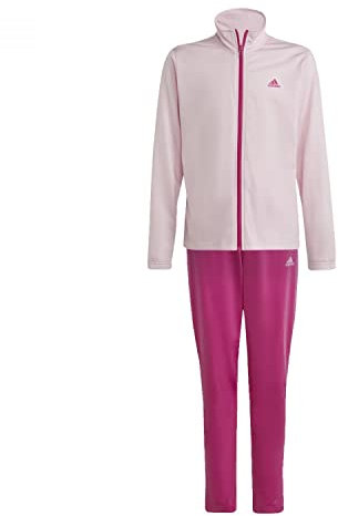 adidas Bambina Essentials Big Logo Track Suit, clear pink/semi lucid fuchsia, 13-14 Years