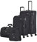 Travelite CHIOS Kofferset mit 4 Rollen Gr. L/M (inkl. Reisetasche + Beautycase) Schwarz [1]