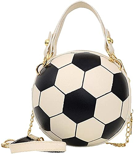 Stakee Kreativer Ball -Form -Tasche Round Messenger Bag Fußball Geformte Tasche Kreative Süße Circle Umhängetasche Für Frauen