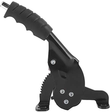 Lwuey Pompa Freno Moto,Leva Frizione Universale Leva del Anteriore Lega Acciaio Maniglia Mano Accessorio Greaser Assemblea Pieghevole per Kart ATV Moto Terza Ruota Veicolo Elettrico UTV Scooter Quad