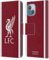 Head Case Designs Officially Licensed Liverpool Football Club Home Kit 2023/24 Leather Book Wallet Case Cover Compatible With Apple iPhone 14