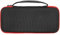 Lazmin112 Portable Carrying Case, Handheld Game Console Storage Bag, Shockproof Travel Handbag, for ROG Ally 7 Inch 120Hz Handheld Gaming Console (Red)
