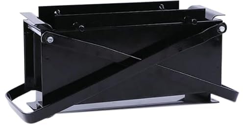 HOUSN Papierpresse Brikettpresse Metall Paper Log Briquette Maker Eco Holz Burning,33 * 15 * 13 cm,Schwarz